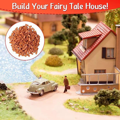 Mini Bricks Model - DIY Miniature Landscaping Accessories & Fairy Garden Bricks Set - ZOOMNSTORE