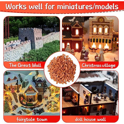 Mini Bricks Model - DIY Miniature Landscaping Accessories & Fairy Garden Bricks Set - ZOOMNSTORE