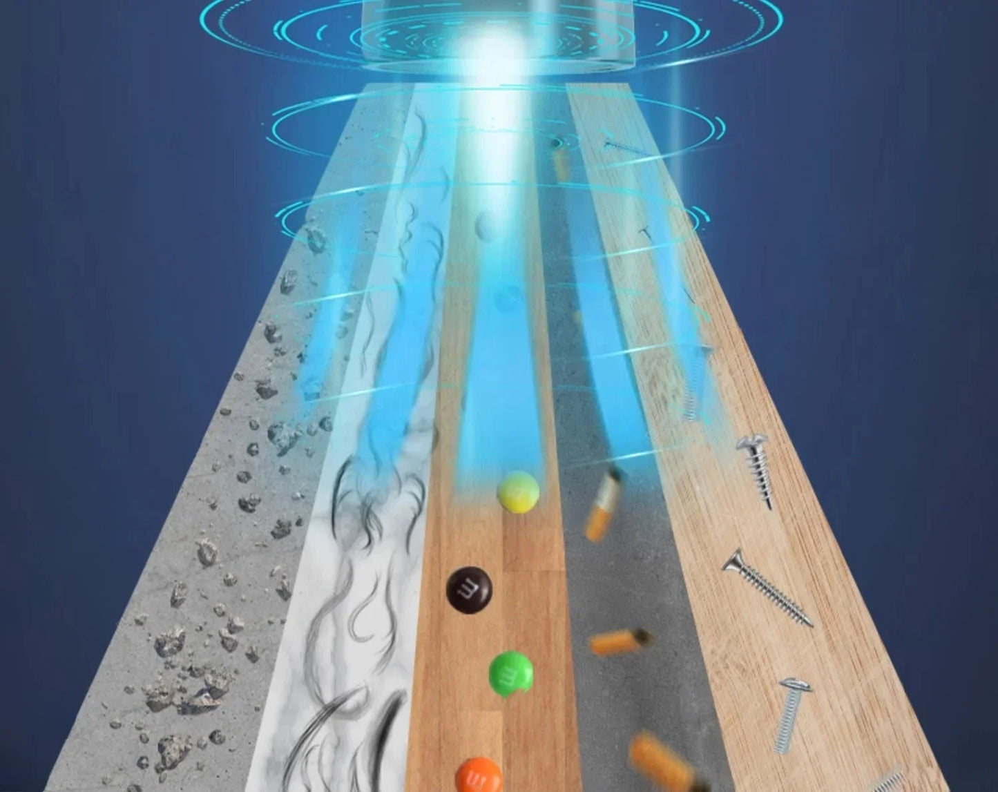 Mini Car Vacuum Cleaner - Cordless Wireless Portable Vehicle Vacuum with HEPA Filter - ZOOMNSTORE