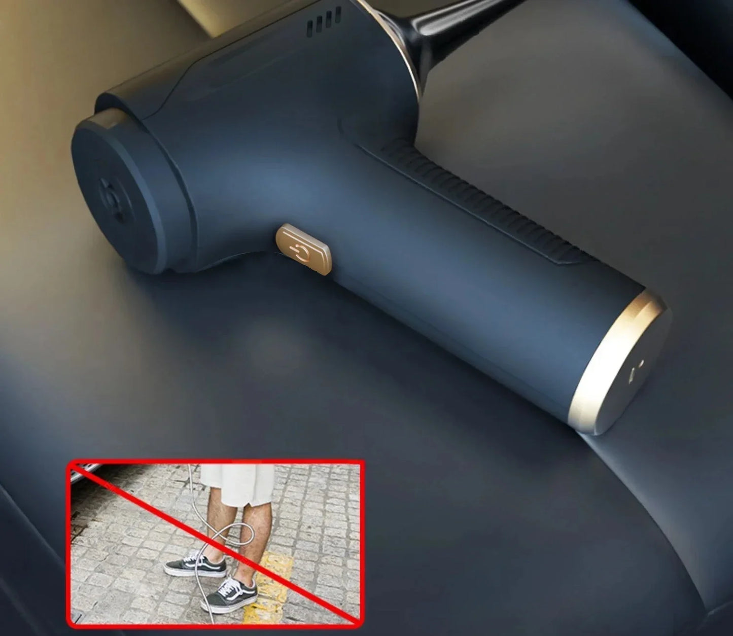 Mini Car Vacuum Cleaner - Cordless Wireless Portable Vehicle Vacuum with HEPA Filter - ZOOMNSTORE