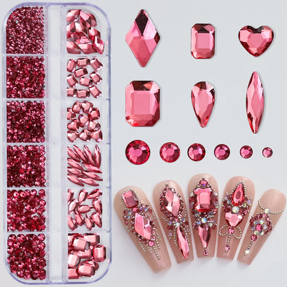 Mini Caviar Beads Nail Art Set - GoldSilver Micro Ball Charms with Magnetic Pen - ZOOMNSTORE
