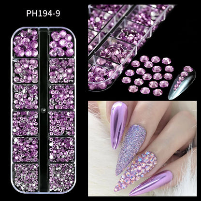 Mini Caviar Beads Nail Art Set - GoldSilver Micro Ball Charms with Magnetic Pen - ZOOMNSTORE