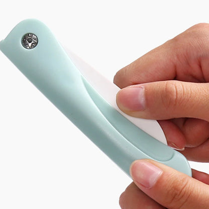 Mini Ceramic Folding Fruit Knife - Portable Kitchen Paring Knife - ZOOMNSTORE