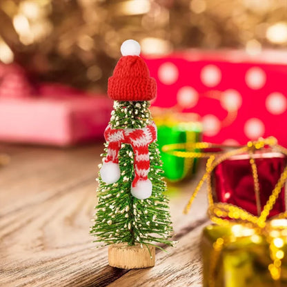 Mini Christmas Hat and Scarf Set - DIY Holiday Party Decoration - ZOOMNSTORE