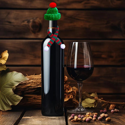 Mini Christmas Hat and Scarf Set - DIY Holiday Party Decoration - ZOOMNSTORE