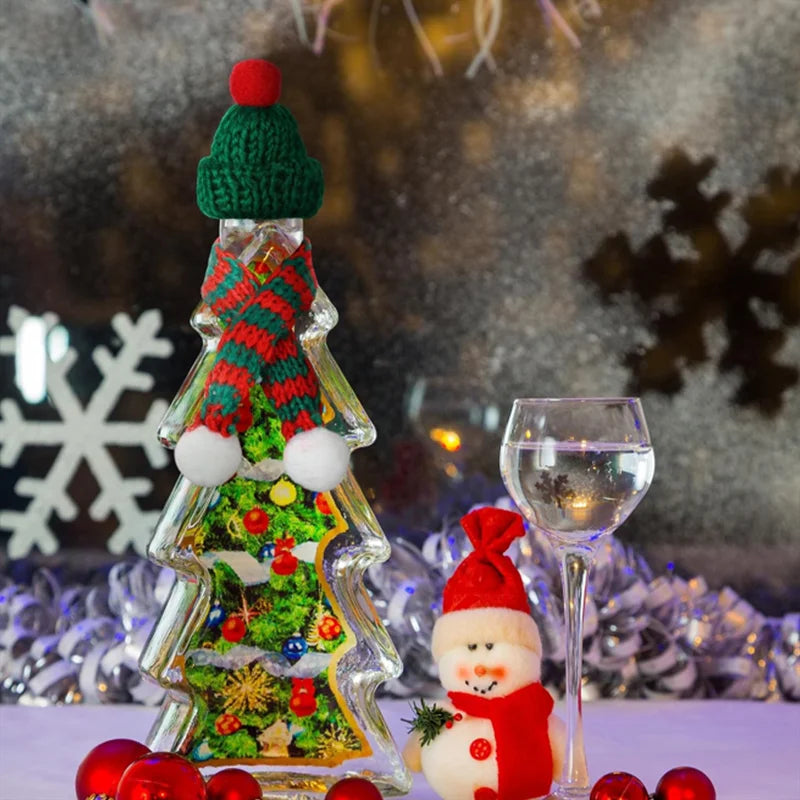 Mini Christmas Hat and Scarf Set - DIY Holiday Party Decoration - ZOOMNSTORE