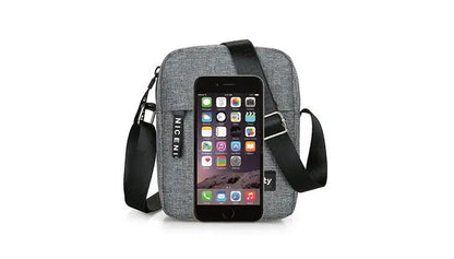 Mini Crossbody Bag - Men's Shoulder Small Messenger Bag With Zipper Closure - ZOOMNSTORE