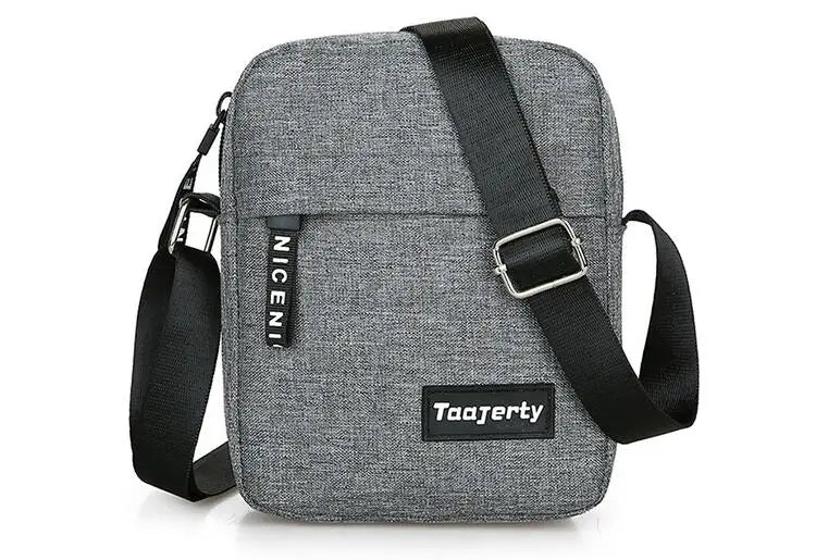 Mini Crossbody Bag - Men's Shoulder Small Messenger Bag With Zipper Closure - ZOOMNSTORE