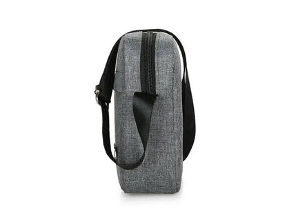 Mini Crossbody Bag - Men's Shoulder Small Messenger Bag With Zipper Closure - ZOOMNSTORE