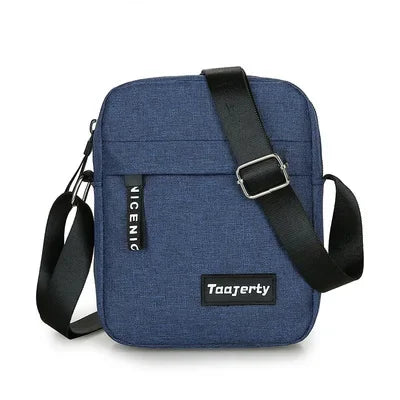 Mini Crossbody Bag - Men's Shoulder Small Messenger Bag With Zipper Closure - ZOOMNSTORE