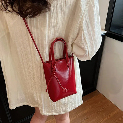 Mini Crossbody Bag - PU Leather Luxury Shoulder Handbag for Women 2024 - ZOOMNSTORE
