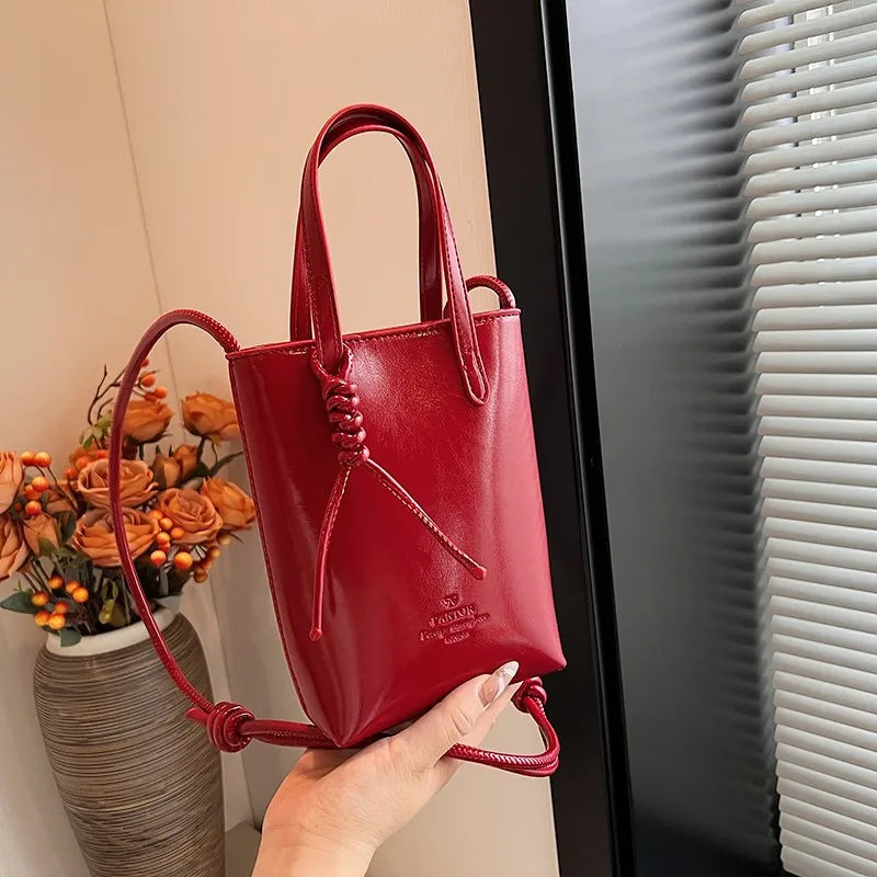 Mini Crossbody Bag - PU Leather Luxury Shoulder Handbag for Women 2024 - ZOOMNSTORE