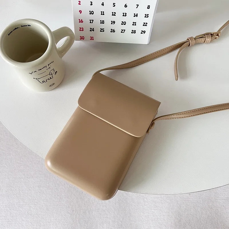 Mini PU Leather Crossbody Bag for Women - Stylish Shoulder Purse and Handbag - ZOOMNSTORE