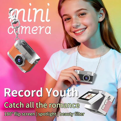 Mini Digital Camera - 1080P Video Recorder With Flip Selfie Screen & LED Fill Light - ZOOMNSTORE