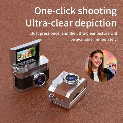 Mini Digital Camera - 1080P Video Recorder With Flip Selfie Screen & LED Fill Light - ZOOMNSTORE