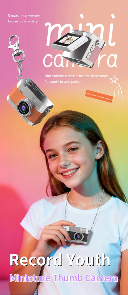 Mini Digital Camera - 1080P Video Recorder With Flip Selfie Screen & LED Fill Light - ZOOMNSTORE