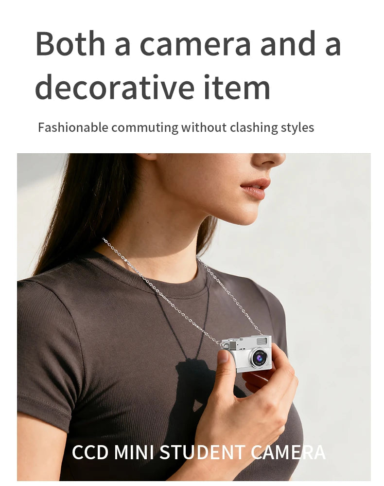 Mini Digital Camera - 1080P Video Recorder With Flip Selfie Screen & LED Fill Light - ZOOMNSTORE