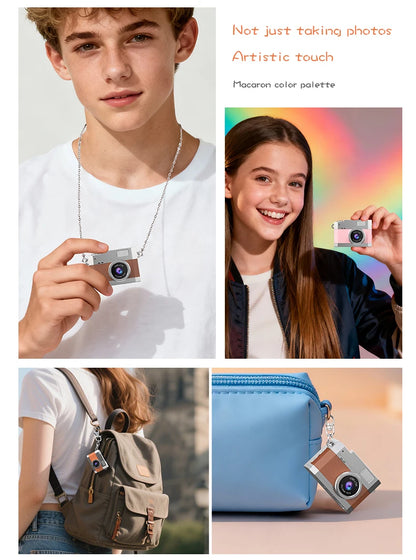 Mini Digital Camera - 1080P Video Recorder With Flip Selfie Screen & LED Fill Light - ZOOMNSTORE