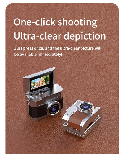 Mini Digital Camera - 1080P Video Recorder With Flip Selfie Screen & LED Fill Light - ZOOMNSTORE