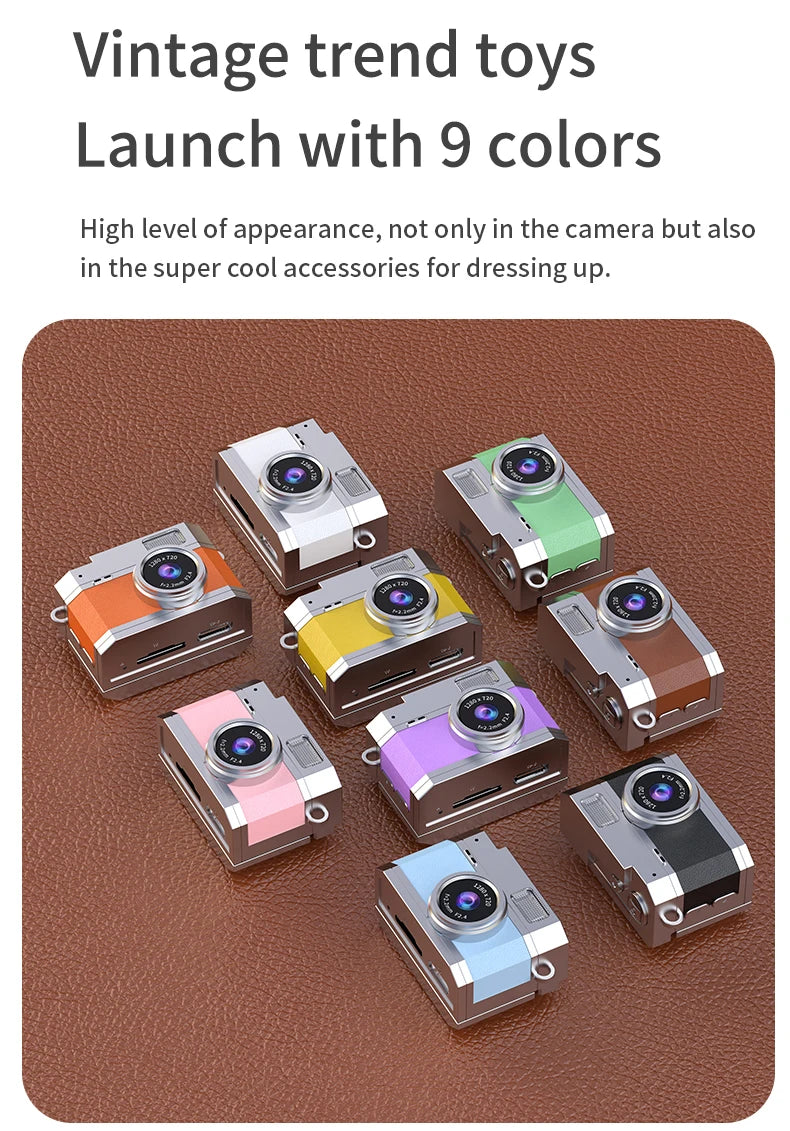 Mini Digital Camera - 1080P Video Recorder With Flip Selfie Screen & LED Fill Light - ZOOMNSTORE
