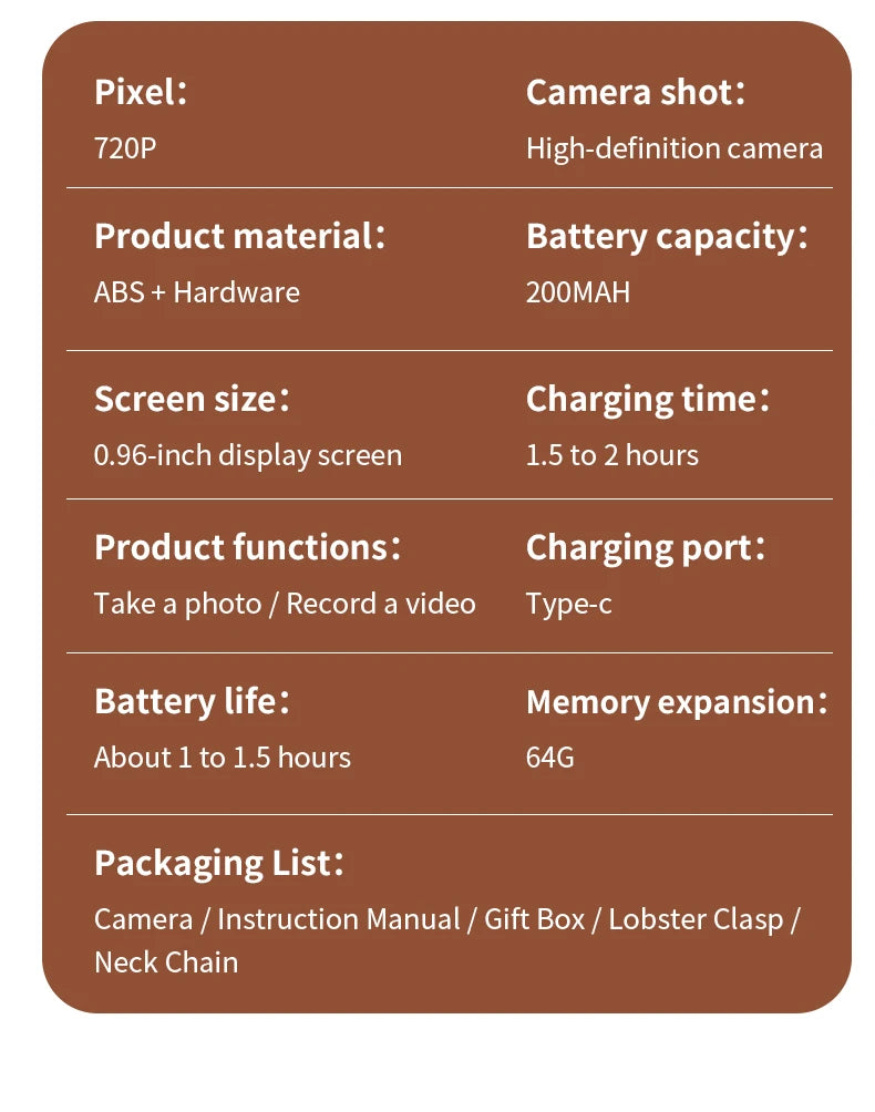Mini Digital Camera - 1080P Video Recorder With Flip Selfie Screen & LED Fill Light - ZOOMNSTORE