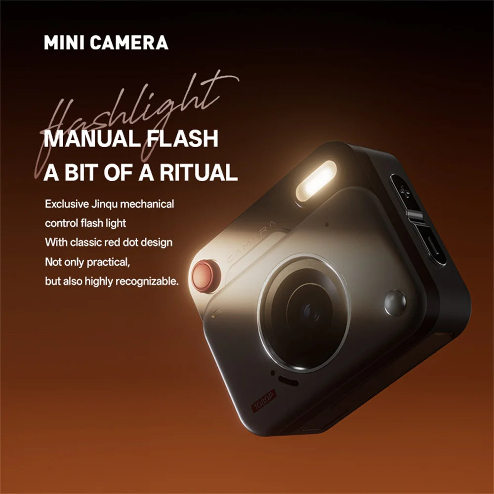 Mini Digital Camera - Compact 1080P HD Camcorder With CCD Sensor & Loop Recording - ZOOMNSTORE