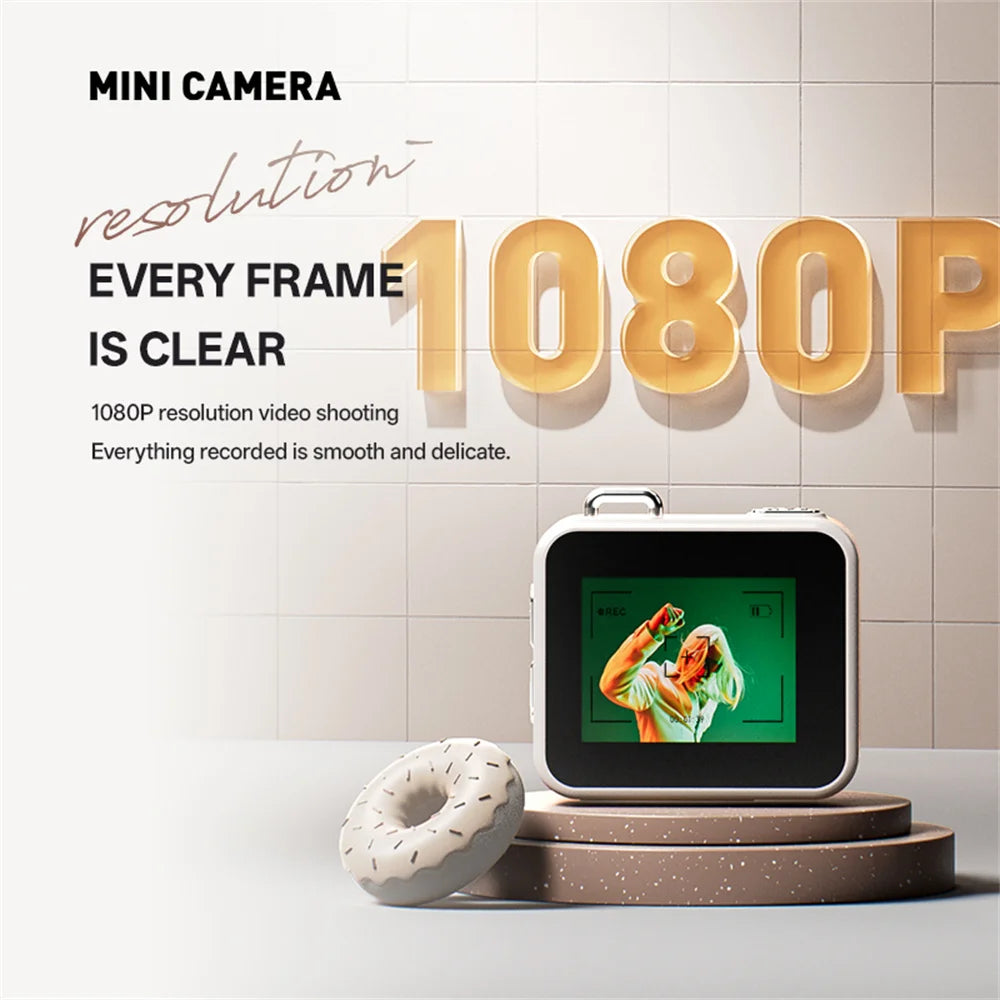 Mini Digital Camera - Compact 1080P HD Camcorder With CCD Sensor & Loop Recording - ZOOMNSTORE
