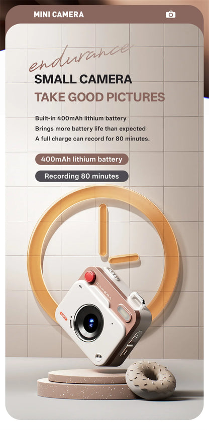 Mini Digital Camera - Compact 1080P HD Camcorder With CCD Sensor & Loop Recording - ZOOMNSTORE