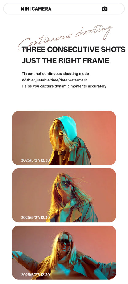 Mini Digital Camera - Compact 1080P HD Camcorder With CCD Sensor & Loop Recording - ZOOMNSTORE