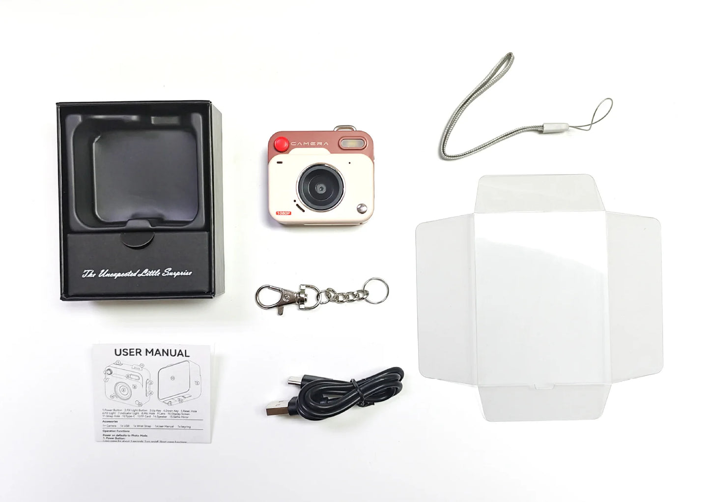 Mini Digital Camera - Compact 1080P HD Camcorder With CCD Sensor & Loop Recording - ZOOMNSTORE