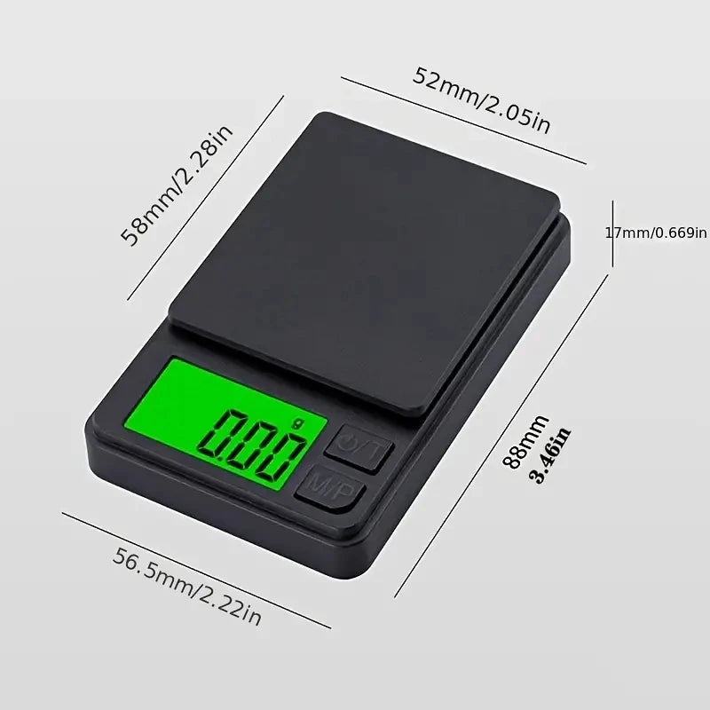 Mini Digital Scale - High Precision 0.01g Portable Electronic Jewelry Scale - ZOOMNSTORE