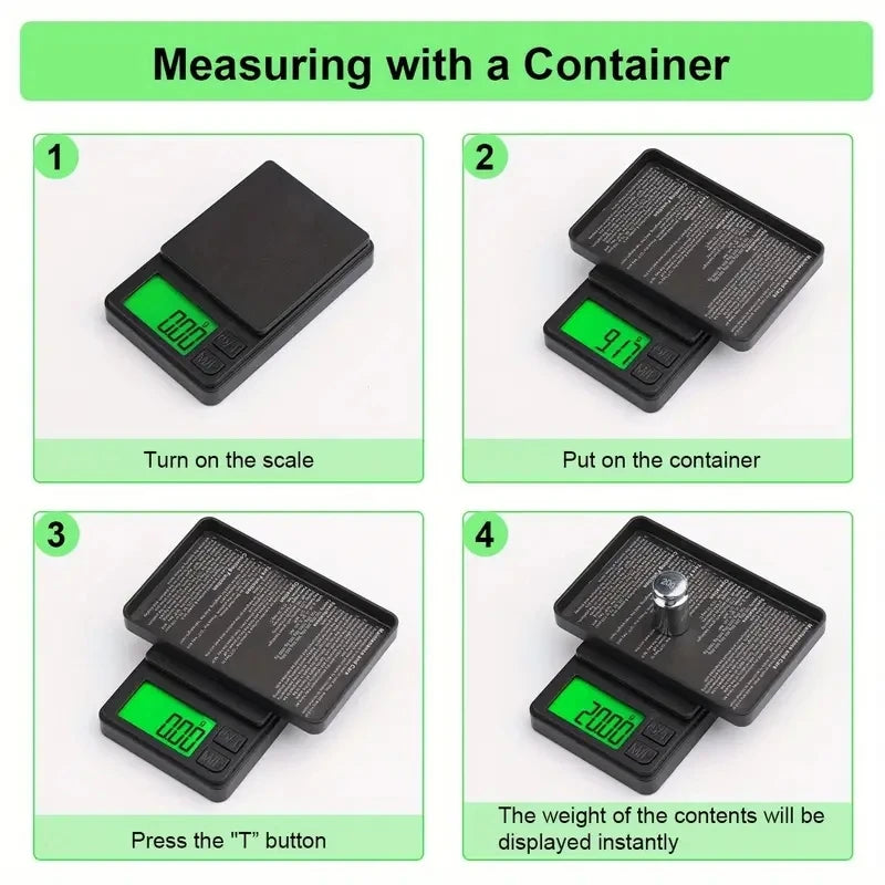 Mini Digital Scale - High Precision 0.01g Portable Electronic Jewelry Scale - ZOOMNSTORE