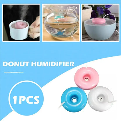 Mini Donut Humidifier - USB Air Purifier  Steam Diffuser for Home  Office - ZOOMNSTORE