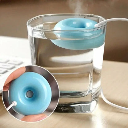 Mini Donut Humidifier - USB Air Purifier  Steam Diffuser for Home  Office - ZOOMNSTORE