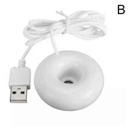 Mini Donut Humidifier - USB Air Purifier  Steam Diffuser for Home  Office - ZOOMNSTORE