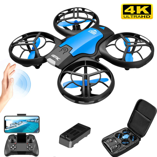 V8 Mini Drone - 4K HD Camera WiFi FPV Height Hold Kids RC Helicopter - ZOOMNSTORE
