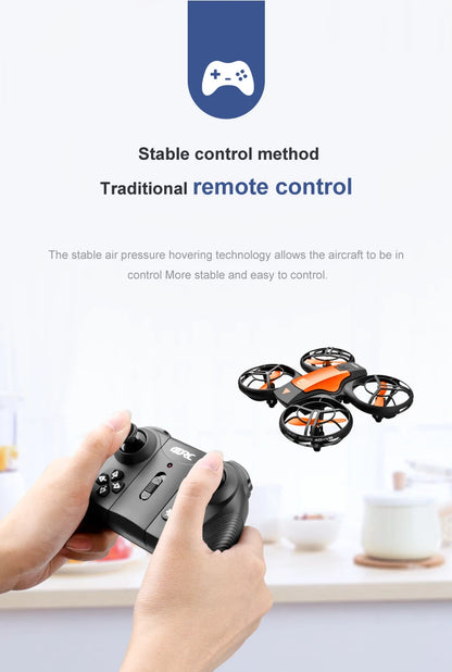 V8 Mini Drone - 4K HD Camera WiFi FPV Height Hold Kids RC Helicopter - ZOOMNSTORE