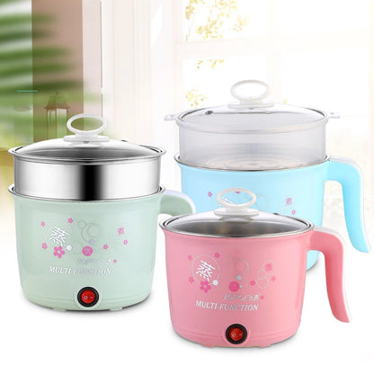 Mini Electric Hot Pot - Multifunction Cooker for 1-2 People Ramen  Rice 220V - ZOOMNSTORE