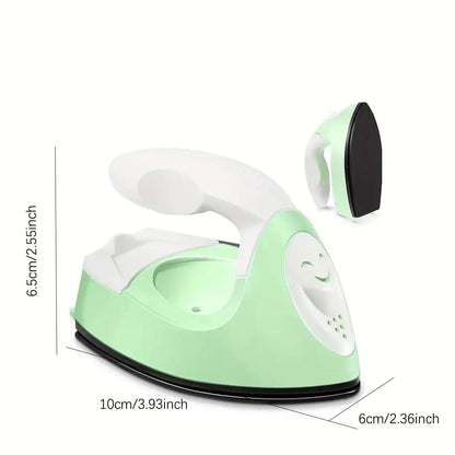 Mini Electric Iron - Portable Heat Press Handheld Steam Iron for Wrinkle Removal - ZOOMNSTORE