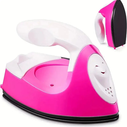 Mini Electric Iron - Portable Heat Press Handheld Steam Iron for Wrinkle Removal - ZOOMNSTORE