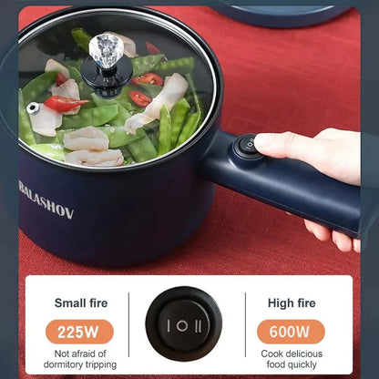 Mini Electric Multi-Function Cooker - Non-Stick Hot Pot  Noodle Maker - ZOOMNSTORE