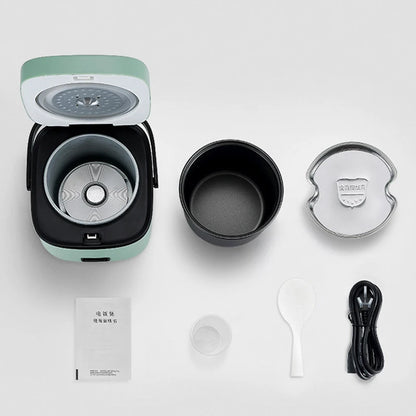 Mini Electric Rice Cooker 12L - Automatic Steamer for 1-2 People - ZOOMNSTORE