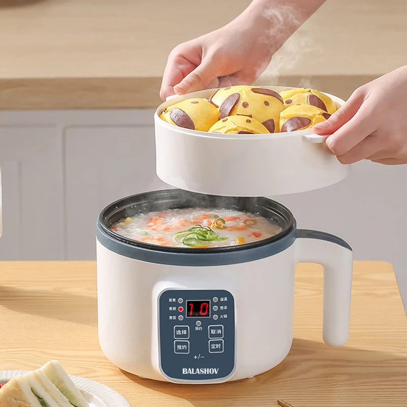 Mini Electric Rice Cooker - Intelligent Multi-Cooker for 1-2 People - ZOOMNSTORE