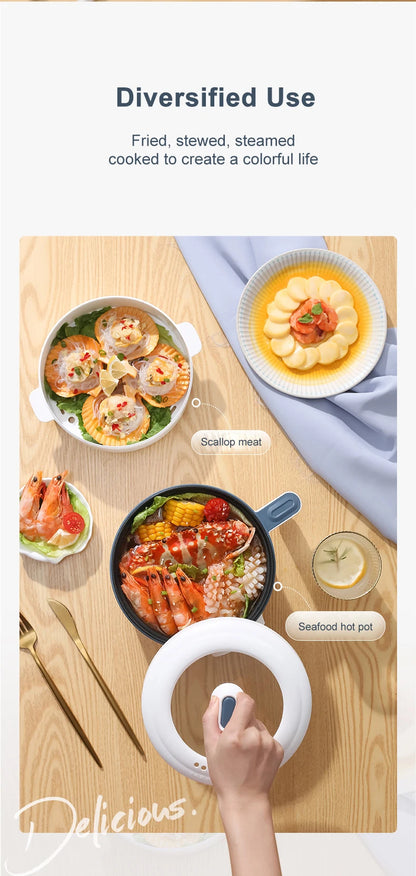 Mini Electric Rice Cooker - Intelligent Multi-Cooker for 1-2 People - ZOOMNSTORE