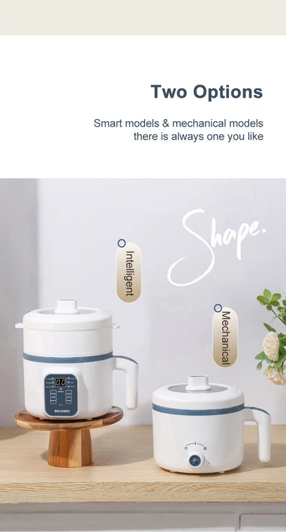 Mini Electric Rice Cooker - Intelligent Multi-Cooker for 1-2 People - ZOOMNSTORE