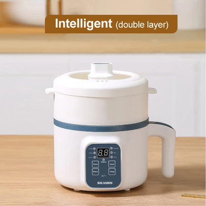 Mini Electric Rice Cooker - Intelligent Multi-Cooker for 1-2 People - ZOOMNSTORE