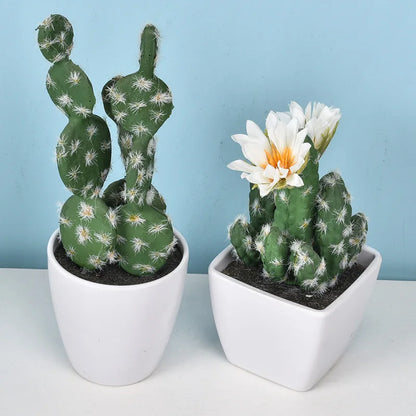 Mini Fake Cactus - Realistic Artificial Succulent Home Decor - ZOOMNSTORE