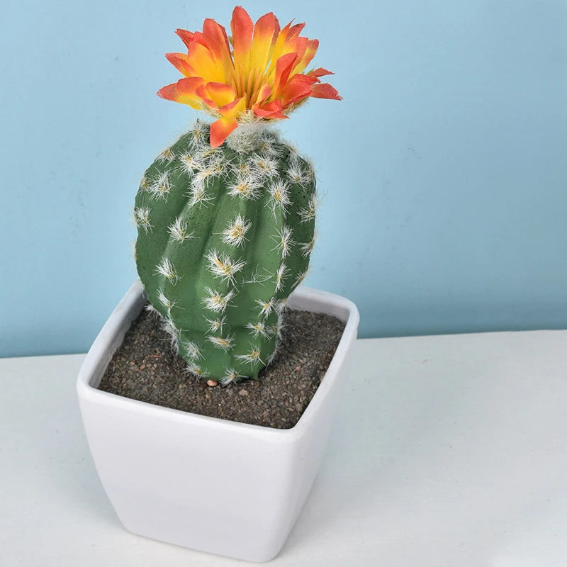 Mini Fake Cactus - Realistic Artificial Succulent Home Decor - ZOOMNSTORE