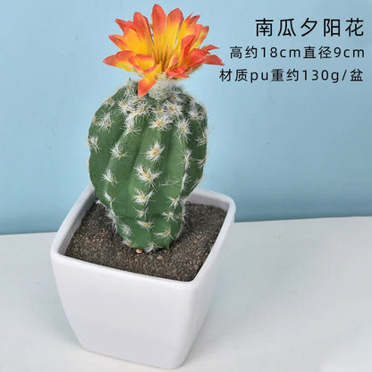 Mini Fake Cactus - Realistic Artificial Succulent Home Decor - ZOOMNSTORE