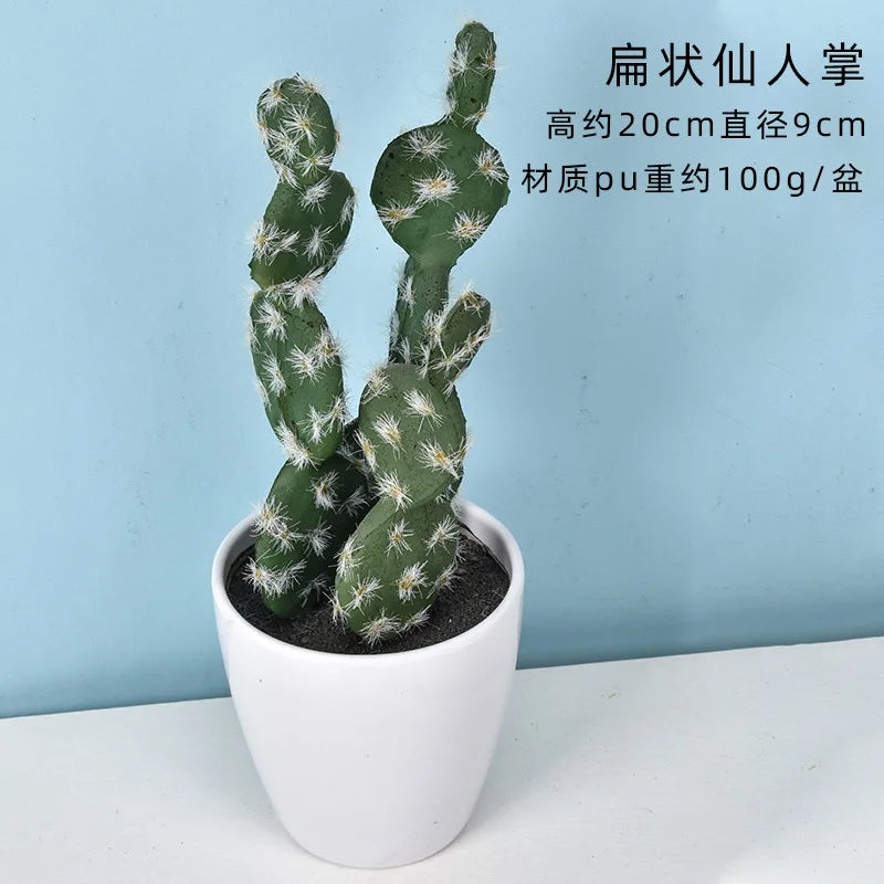 Mini Fake Cactus - Realistic Artificial Succulent Home Decor - ZOOMNSTORE